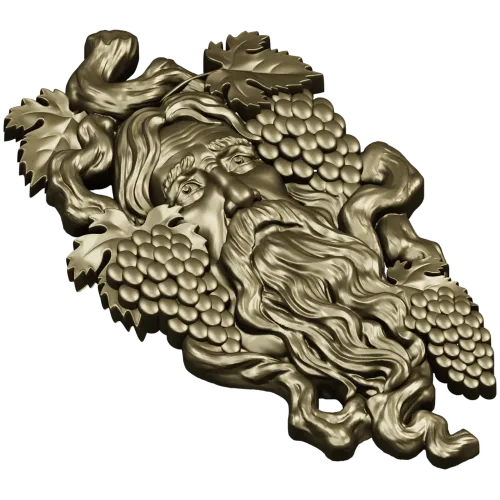 Elder of the Vine - detailed 3D STL model for CNC