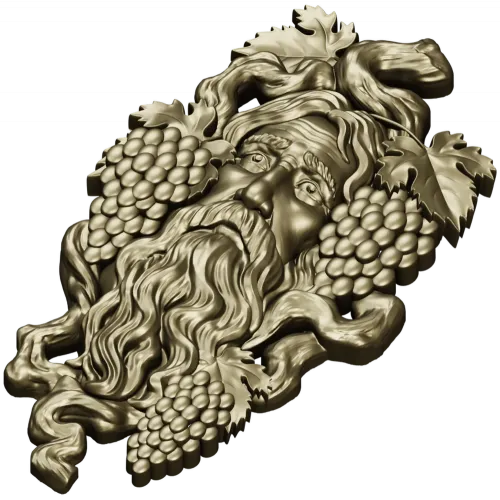 Elder of the Vine - detailed 3D STL model for CNC