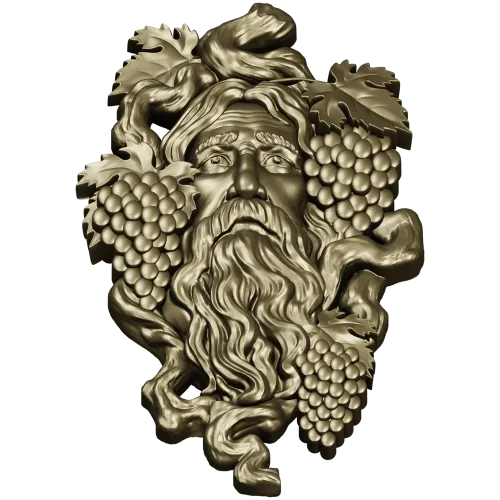 Elder of the Vine - detailed 3D STL model for CNC