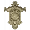 Ornate Wall Clock STL Model for CNC Milling