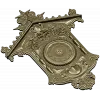 Ornate Wall Clock STL Model for CNC Milling