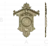 Ornate Wall Clock STL Model for CNC Milling