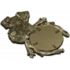 Detailed Dog-Themed Wall Clock STL 3D Model for CNC Milling