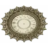 Ornate Classic Clock Face STL Model for CNC Milling
