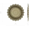 Ornate Classic Clock Face STL Model for CNC Milling