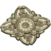 Ornate Clock Face Rosette 3D Model STL for CNC Milling