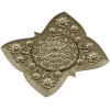 Decorative Floral Clock Face 3D Model for CNC Milling in STL Format