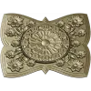Decorative Floral Clock Face 3D Model for CNC Milling in STL Format