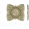 Decorative Floral Clock Face 3D Model for CNC Milling in STL Format