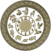 Chinese Zodiac Clock Face STL Model for CNC