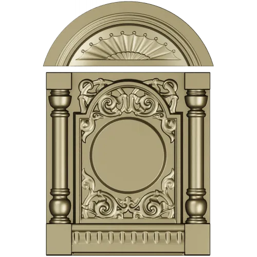 Мантийный корпус с медальоном - 3D модель STL для ЧПУ