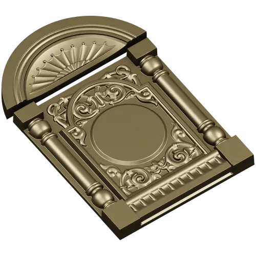 Мантийный корпус с медальоном - 3D модель STL для ЧПУ