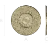 Regal Sunburst Medallion 3D STL Model for CNC Milling