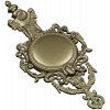 Ornate Renaissance Medallion Clock Frame 3D Model for CNC
