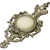 Ornate Renaissance Medallion Clock Frame 3D Model for CNC