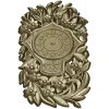Ornate Floral Clock Face 3D Model for CNC