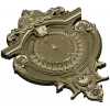 Baroque Elegance Wall Clock STL Model for CNC Milling