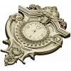 Baroque Elegance Wall Clock STL Model for CNC Milling