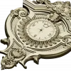 Baroque Elegance Wall Clock STL Model for CNC Milling