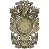 Ornate Baroque Clock Frame 3D Model in STL for CNC