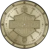 Harley Davidson Emblem Medallion STL Model for CNC Milling