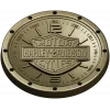 Harley Davidson Emblem Medallion STL Model for CNC Milling