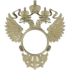 Двуглавый орёл - рамка для часов (STL)