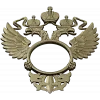 Двуглавый орёл - рамка для часов (STL)