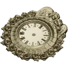 Decorative Angel Clock 3D Model STL for CNC Milling