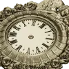 Decorative Angel Clock 3D Model STL for CNC Milling