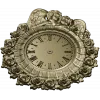 Decorative Angel Clock 3D Model STL for CNC Milling