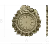 Decorative Angel Clock 3D Model STL for CNC Milling