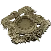 Байкерский герб-часовник - 3D модель STL для ЧПУ