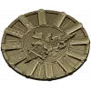 Detailed Double-Headed Eagle Emblem STL Model for CNC Milling