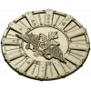 Detailed Double-Headed Eagle Emblem STL Model for CNC Milling