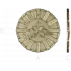 Detailed Double-Headed Eagle Emblem STL Model for CNC Milling