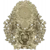 Timber Wolf Clock 3D STL Model for CNC Milling