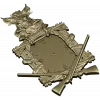 Boar's Vigil Decorative Hunting Clock STL Model for CNC
