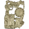 Часы с медвежьей семьёй - 3D модель STL для ЧПУ