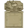 Deer Forest Wall Clock 3D Model for CNC