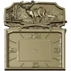 Deer Forest Wall Clock 3D Model for CNC