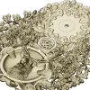 Stag Timekeeper Decorative 3D Model STL for CNC Milling
