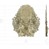 Stag Timekeeper Decorative 3D Model STL for CNC Milling