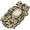 Ornamental Bird and Leaves Clock Frame 3D STL Model for CNC