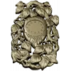 Ornamental Bird and Leaves Clock Frame 3D STL Model for CNC