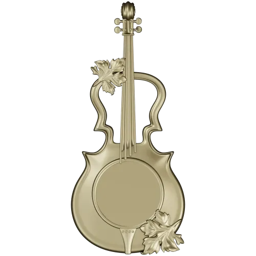 Melodic Elegance - Violin and Drum Inspired CNC 3D Model STL