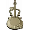 Melodic Elegance - Violin and Drum Inspired CNC 3D Model STL