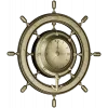 Ship Wheel Clock 3D Model for CNC Milling