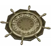 STL 3D model of Nautical Ship Wheel Clock for CNC Milling
