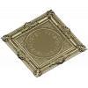 Ornate Square Clock Panel 3D Model STL for CNC Milling